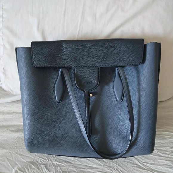 Tod's Blue Leather Women's Bag - Picture 7 of 10